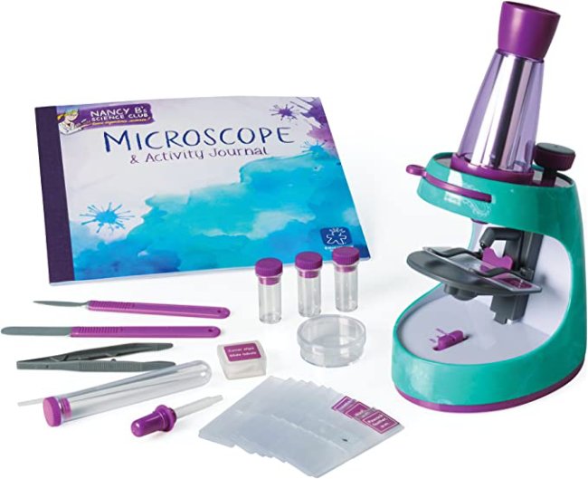 Nancy B's Science Club Microscope and 22-Page Activity
              Journal