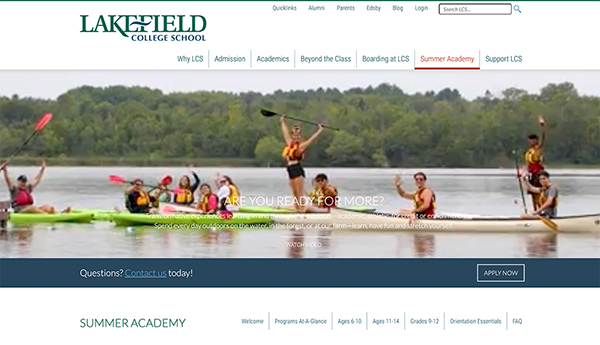 Lakefield College School - Summer Academy
