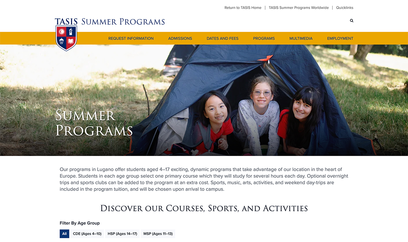 TASIS Summer Programs